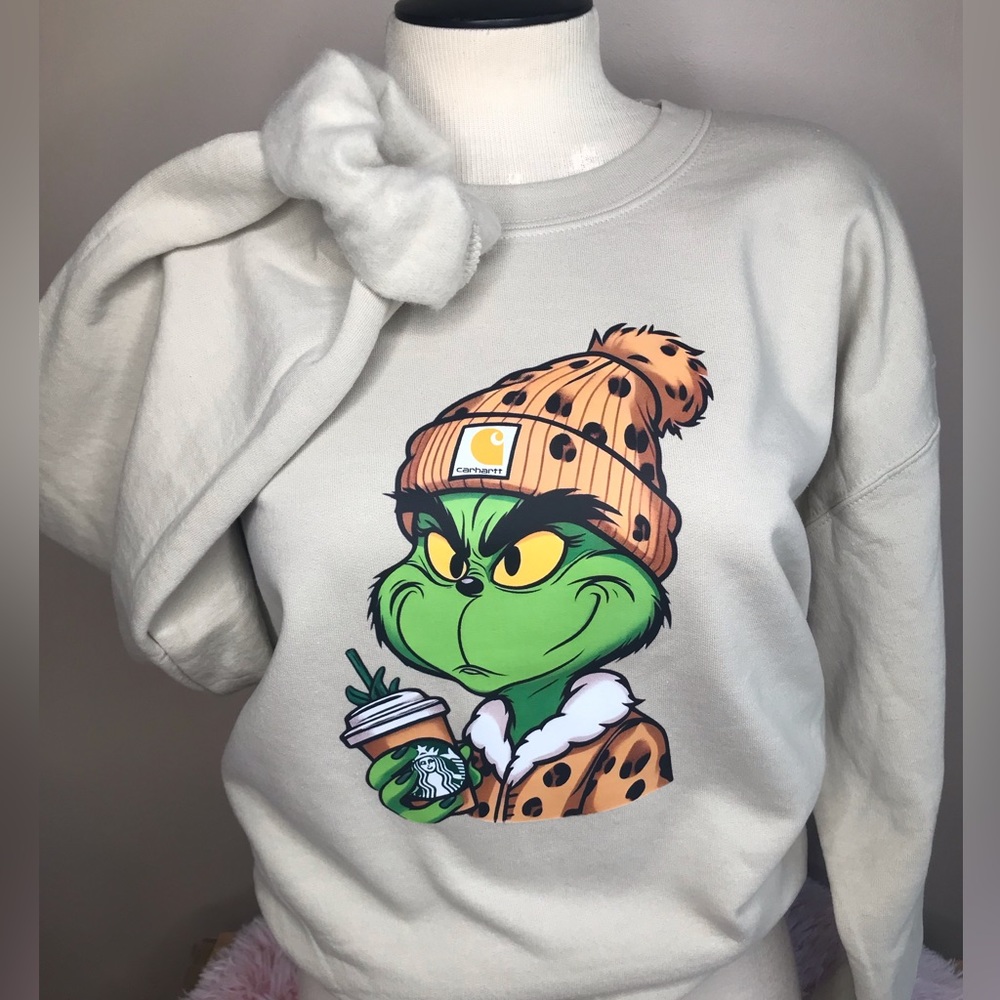 Grinch Sweatshirt Size Small